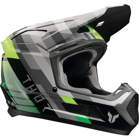 Casque cross enfant Thor Fleet Camber - Noir vert
