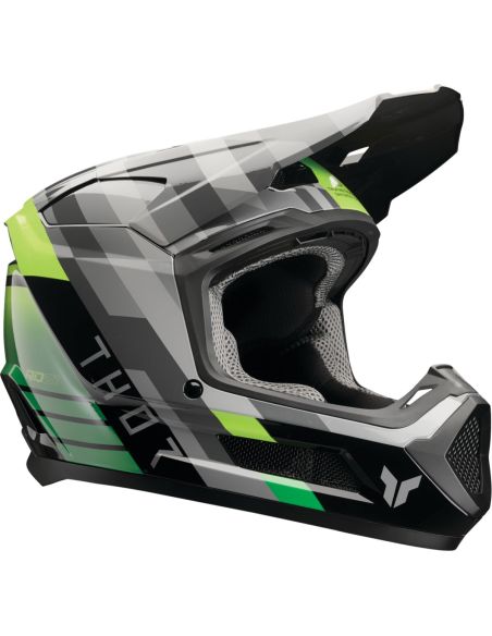 Casque cross enfant Thor Fleet Camber - Noir vert