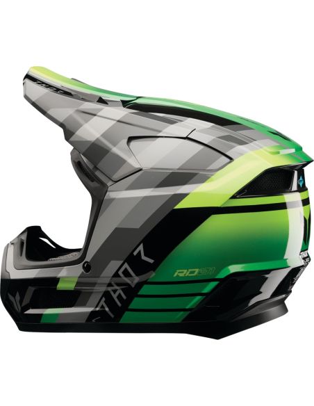 Casque cross enfant Thor Fleet Camber - Noir vert