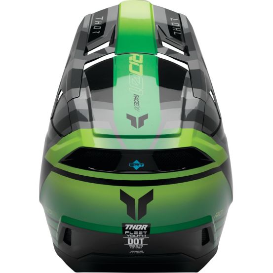 Casque cross enfant Thor Fleet Camber - Noir vert