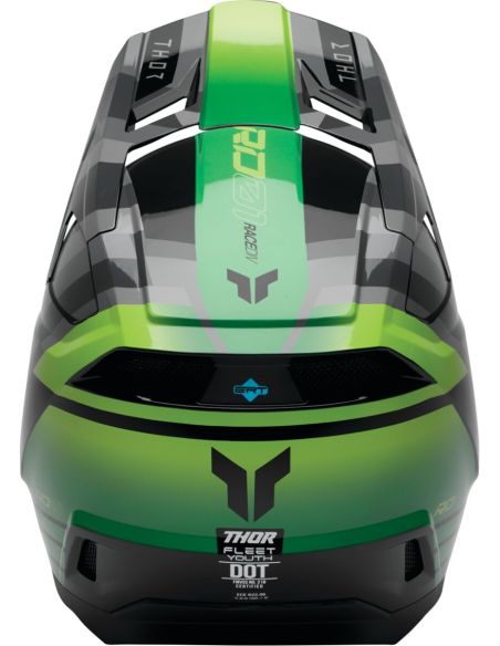 Casque cross enfant Thor Fleet Camber - Noir vert