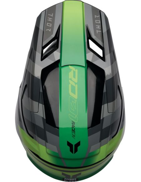 Casque cross enfant Thor Fleet Camber - Noir vert