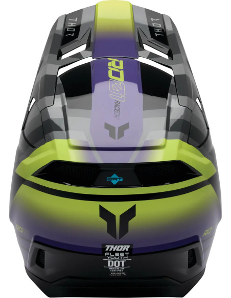 Casque cross enfant Thor Fleet Camber - Noir Violet