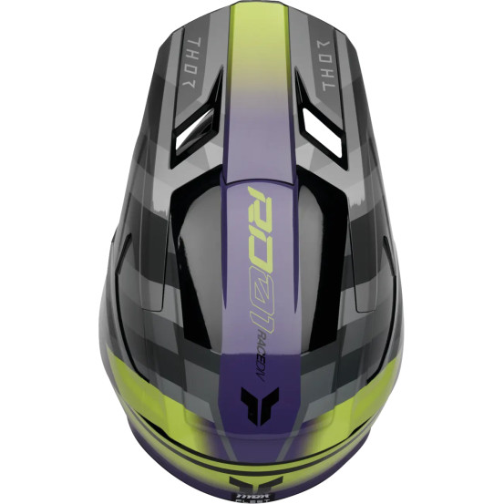 Casque cross enfant Thor Fleet Camber - Noir Violet