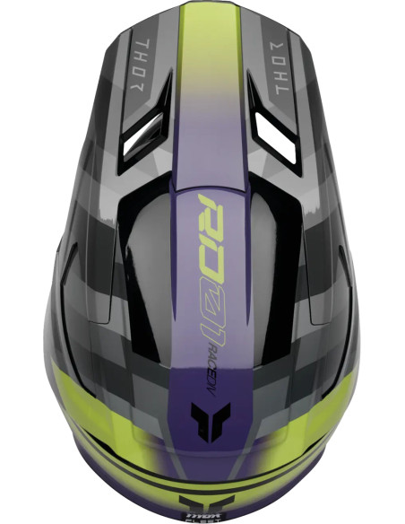Casque cross enfant Thor Fleet Camber - Noir Violet