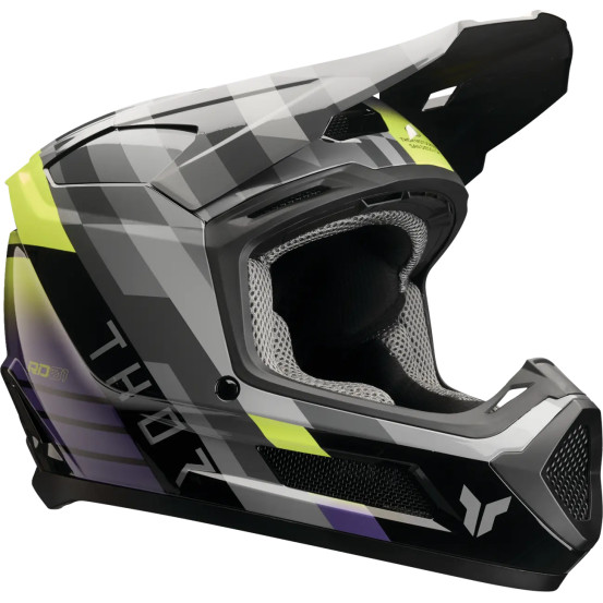 Casque cross enfant Thor Fleet Camber - Noir Violet