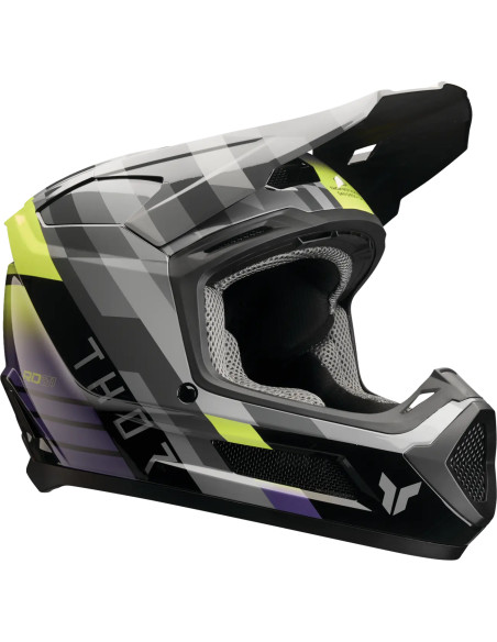 Casque cross enfant Thor Fleet Camber - Noir Violet
