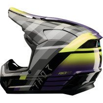 Casque cross enfant Thor Fleet Camber - Noir Violet 2