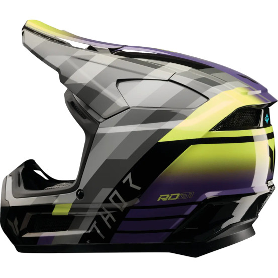Casque cross enfant Thor Fleet Camber - Noir Violet