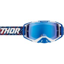 Masque cross Thor Activate Flite - Bleu Blanc Rouge