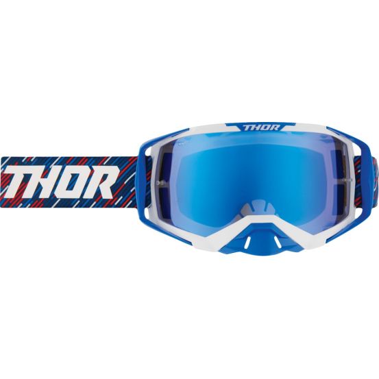 Masque cross Thor Activate Flite - Bleu Blanc Rouge