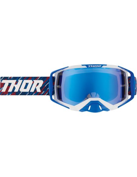 Masque cross Thor Activate Flite - Bleu Blanc Rouge