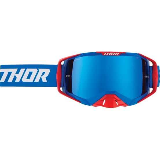 Masque cross Thor Activate Stripes - Rouge Blanc Bleu