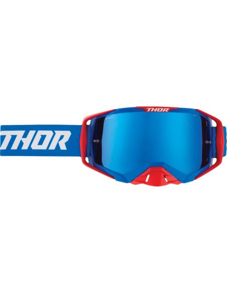 Masque cross Thor Activate Stripes - Rouge Blanc Bleu