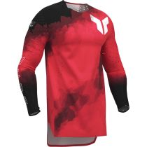 Maillot cross Thor 2026 Sportmode - Carbon Rouge