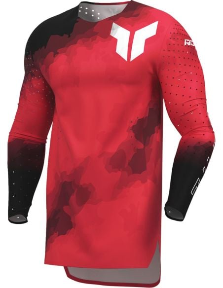 Maillot cross Thor 2026 Sportmode - Carbon Rouge