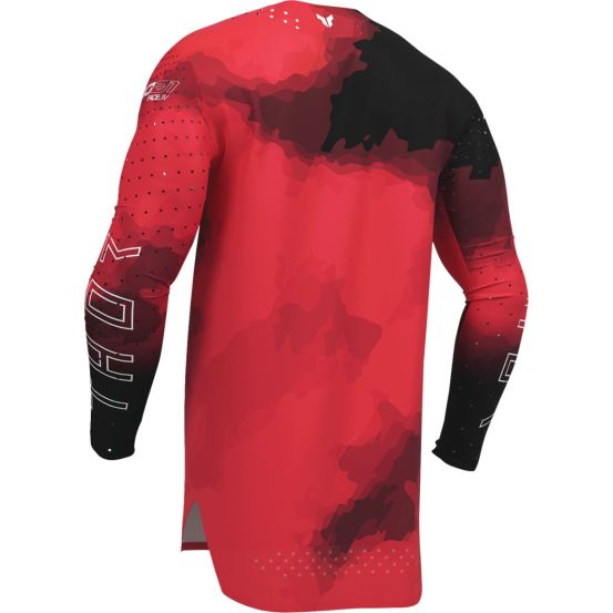 Maillot cross Thor 2026 Sportmode - Carbon Rouge