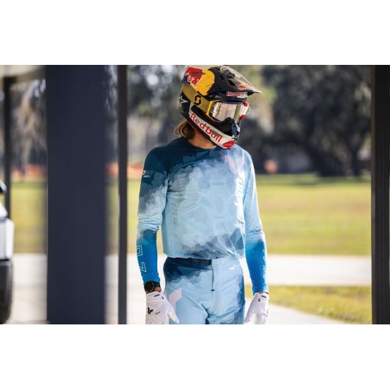 Maillot cross Thor 2026 Sportmode - Carbon Bleu