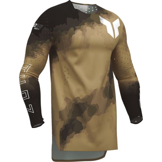 Maillot cross Thor 2026 Sportmode - Carbon Marron