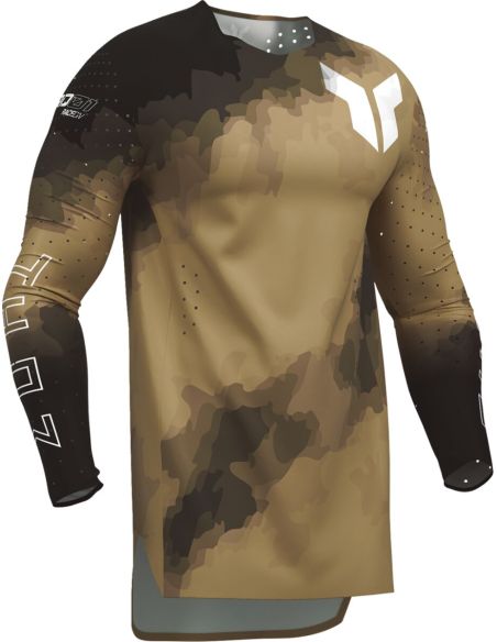 Maillot cross Thor 2026 Sportmode - Carbon Marron