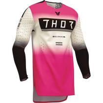 Maillot cross Thor 2026 Sportmode - Geo Vintage Rose Blanc