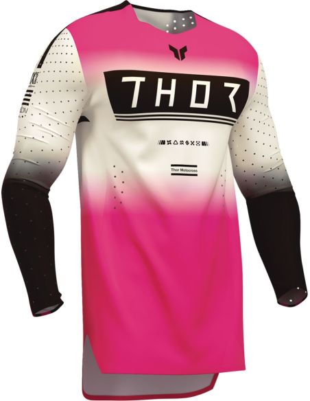 Maillot cross Thor 2026 Sportmode - Geo Vintage Rose Blanc