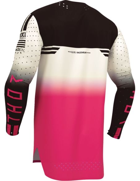 Maillot cross Thor 2026 Sportmode - Geo Vintage Rose Blanc