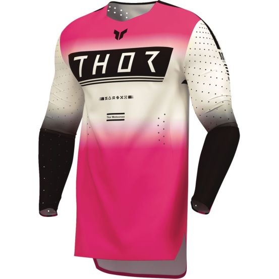 Maillot cross Thor 2026 Sportmode - Geo Vintage Rose Blanc
