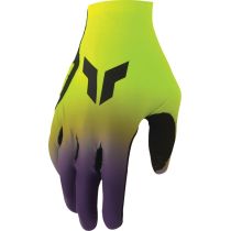 Gants cross Thor 2026 Sportmode - Iconic Jaune Fluo Violet