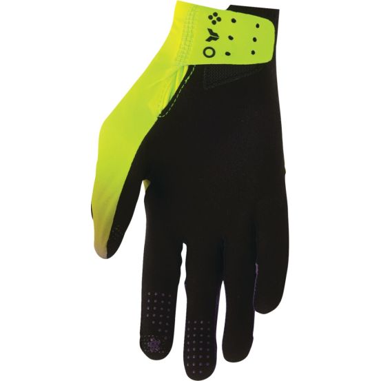 Gants cross Thor 2026 Sportmode - Iconic Jaune Fluo Violet