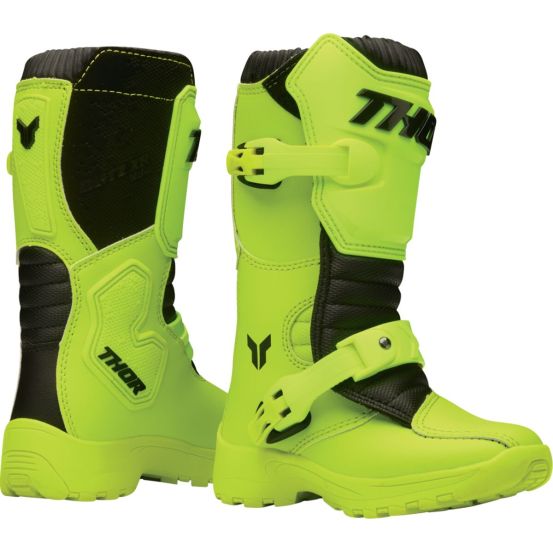 Bottes cross enfant Thor Blitz XR Mini - Jaune