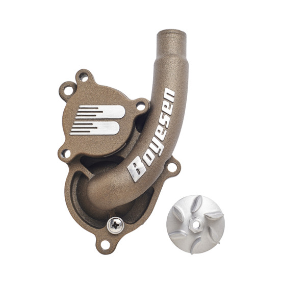 Pompe à eau avec hélice BOYESEN - magnésium - KAWASAKI 250 KX 1994-2004