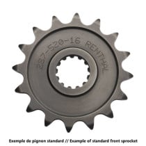 Pignon de sortie Boîte RENTHAL 125 RM 1988-2008 et 250 RM-Z 2007-2012