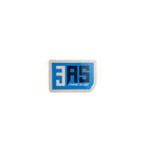 Sticker 3AS Racing Taille 4,4cm