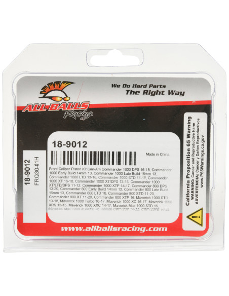 Kit pistons d'étrier avant ALL BALLS - HONDA / YAMAHA / KAWASAKI / CAN-AM