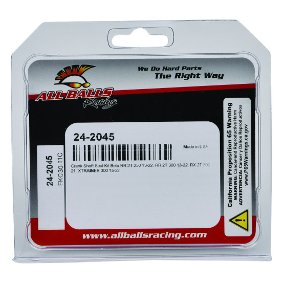 Kit joints spi de vilebrequin ALL BALLS - BETA RR 2T 250 2013-2024 / RR 2T 250 Race 2022-2025 / RR 2T 250 X-PRO 2025