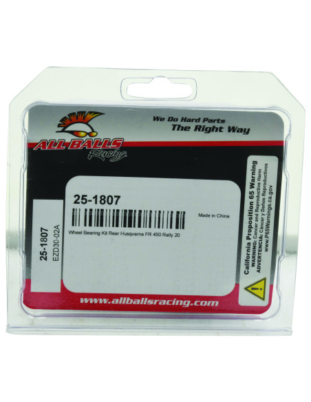 Kit roulements de roue arrière ALL BALLS - KTM / HUSQVARNA / GAS-GAS