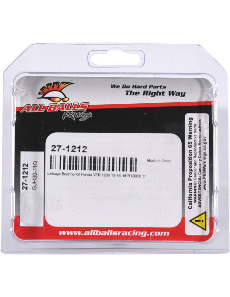 Kit roulements de biellette ALL BALLS - HONDA VFR 1200 2010-2014 / VFR1200X 2017