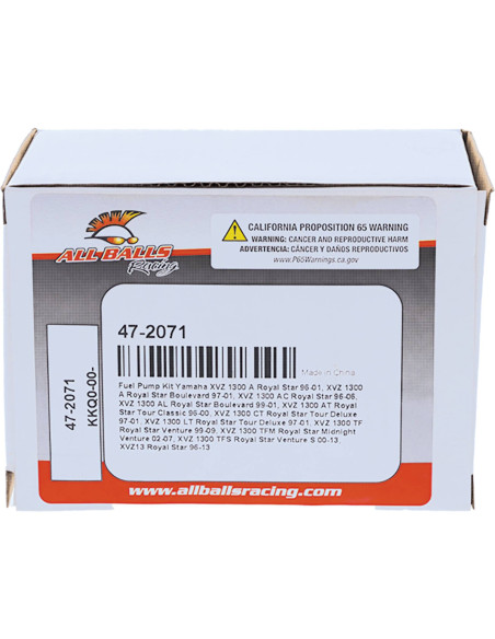 Kit pompe à essence ALL BALLS - YAMAHA XVZ 1300 A Royal Star 1996-2001 / XVZ 1300 A Royal Star Boulevard 1997-2001