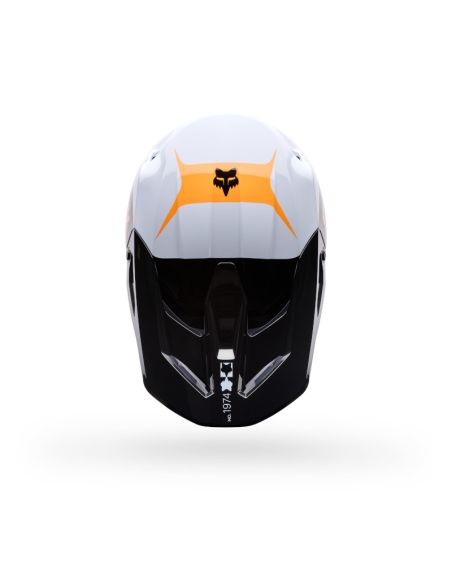 Casque cross Fox 2026 V1 Noble - Noir Blanc