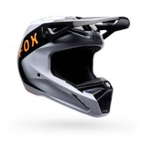 Casque cross enfant Fox 2026 V1 Noble - Noir Blanc 2
