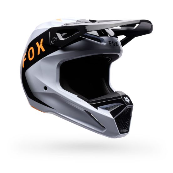 Casque cross enfant Fox 2026 V1 Noble - Noir Blanc