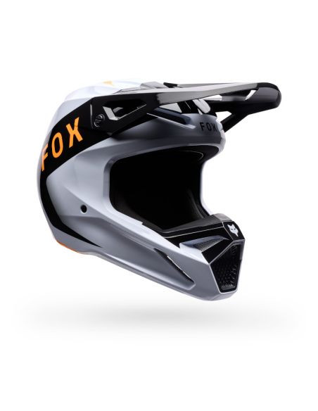 Casque cross enfant Fox 2026 V1 Noble - Noir Blanc