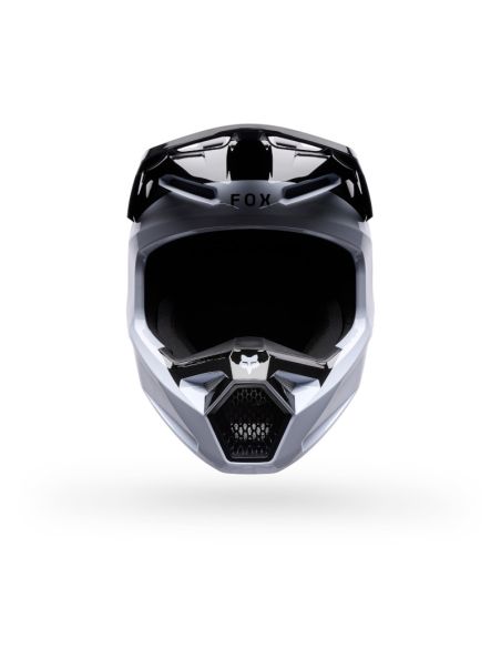 Casque cross enfant Fox 2026 V1 Noble - Noir Blanc