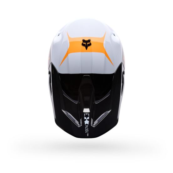Casque cross enfant Fox 2026 V1 Noble - Noir Blanc