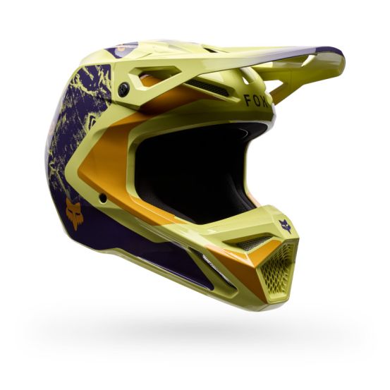 Casque cross Fox 2026 V1 Image - Jaune Poire
