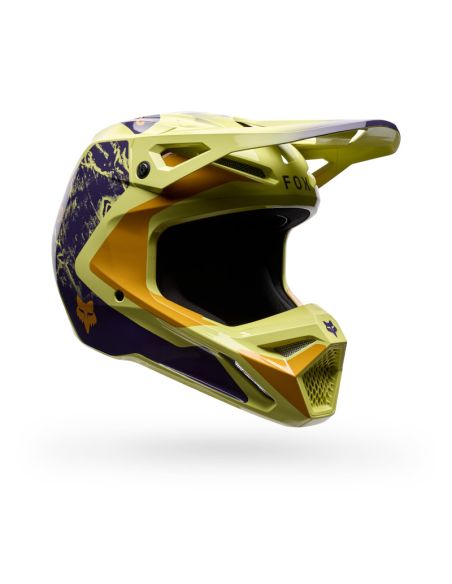 Casque cross Fox 2026 V1 Image - Jaune Poire