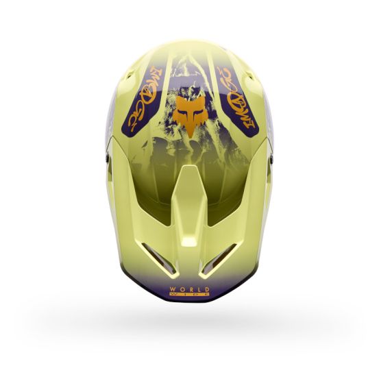 Casque cross Fox 2026 V1 Image - Jaune Poire