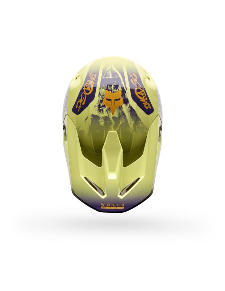 Casque cross Fox 2026 V1 Image - Jaune Poire