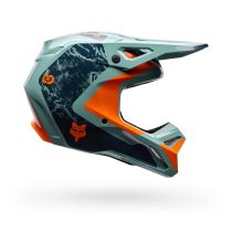 Casque cross Fox 2026 V1 Image - Bleu Arctique